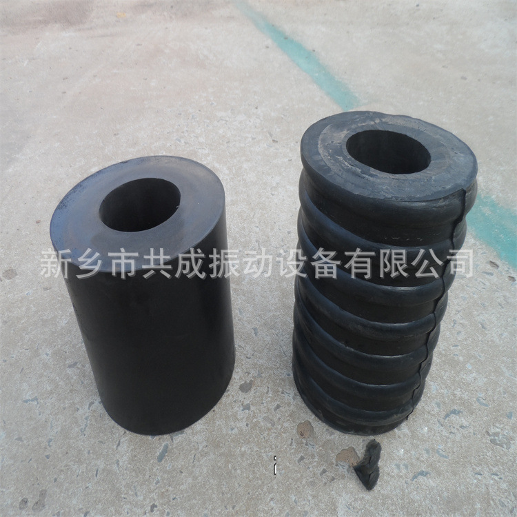 橡胶减震垫 矿用橡胶复合弹簧减震橡胶墩 缓冲橡胶柱 橡胶制品