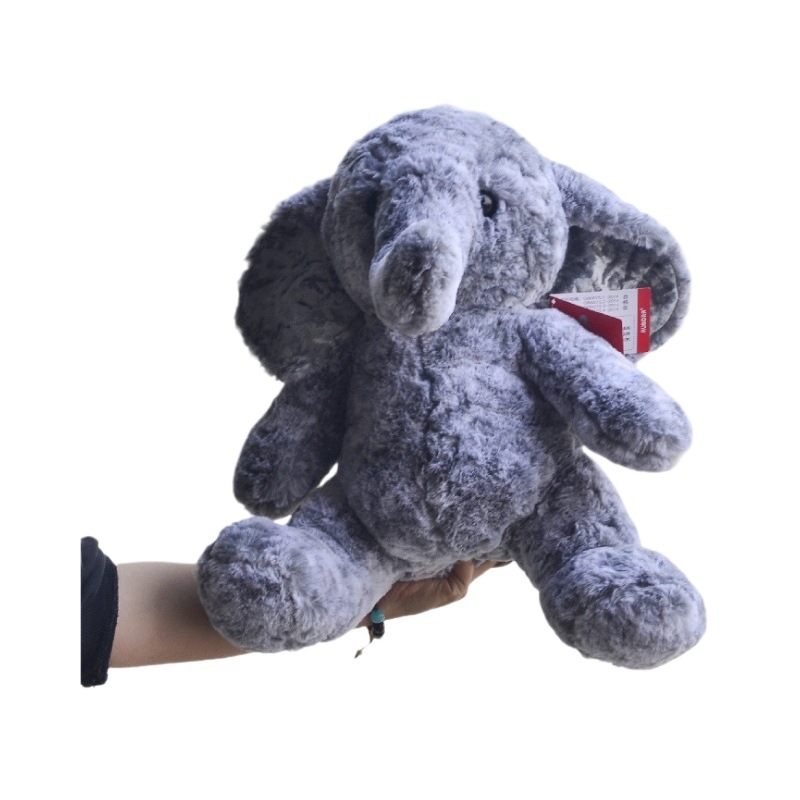 Peluche de elefante ultramoderno con efecto tie-dye, juguete de peluche para niños, almohada para dormir, venta al por mayor