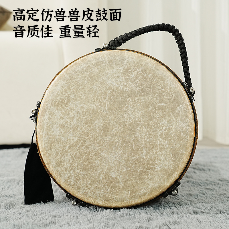 复古鼓皮12寸成人非洲鼓专业手拍鼓云南丽江非州鼓舞台演奏|undefined