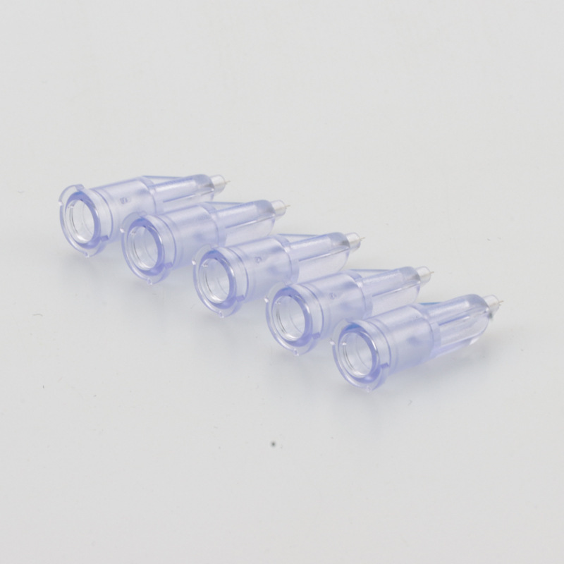 Especializado transfronterizo para la belleza, agujas pequeñas, tres agujas, cuatro agujas, adecuado para el rango alrededor de los ojos, 1.0mm, 1.2mm, aguja azul pequeña