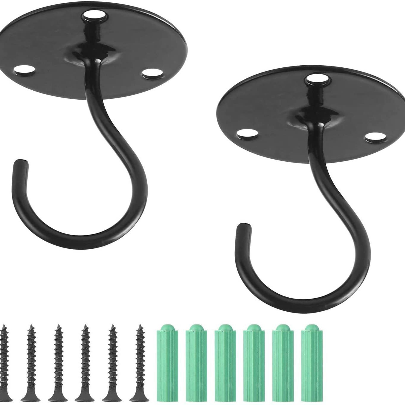 Iron Hook, Ceiling Hook, Plant Hook, Strong Wall Hanging Hook, Balcony Flower Basket Hook