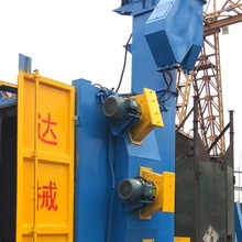 q326履带式钢管 通过式抛丸机 钢板通过除锈设备喷砂机