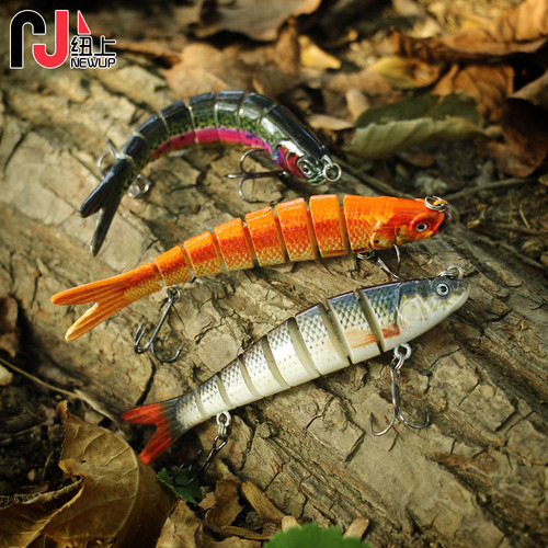 Lure fake bait submersible multi-section fish 10cm11.4g 8 sections simulation bait cross-border lure bait plastic hard bait wholesale