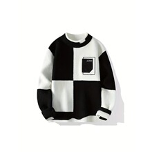 Z 95056 Loose Round Neck Sweater �۷�ײɫë�� ŷ���羳