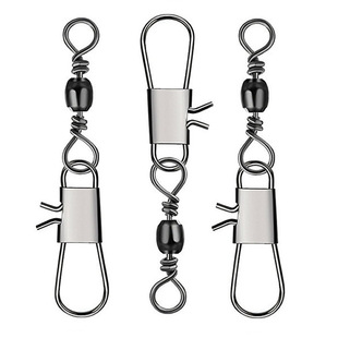 Eight characters 8 ring sea fishing connector fishing line bulk fast pin competitive fishing accessories wholesale