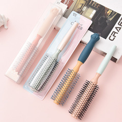 Boxed household hairdressing comb wholesale curly hair ladies professional long hair straightening comb airbag massage comb with barcode