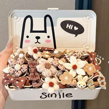 儿童扎头发发圈女童蝴蝶结头绳头饰高弹力扎小揪揪发绳不伤发皮筋