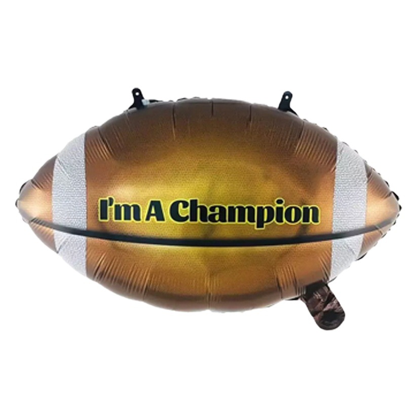 Transfronterizo de fútbol de 18 pulgadas baloncesto béisbol rugby película de aluminio Barra de globos Juegos de la Copa del Mundo globo decorativo image 1