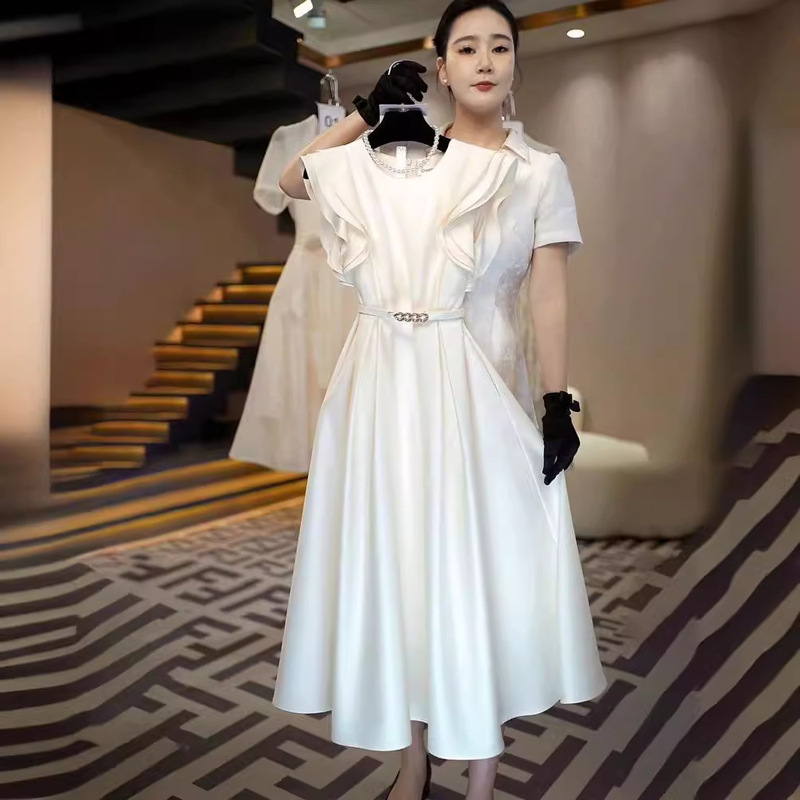 This year's fashion beautiful high-end dress temperament French formal occasions high-end exquisite dress women's summer This year's fashion beautiful high-end dress temperament French formal occasions high-end exquisite dress women's summer