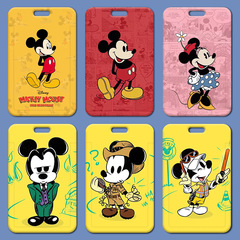 米奇妙妙屋卡套批發學生飯卡校牌胸牌工作證門禁卡套小卡廠牌胸牌