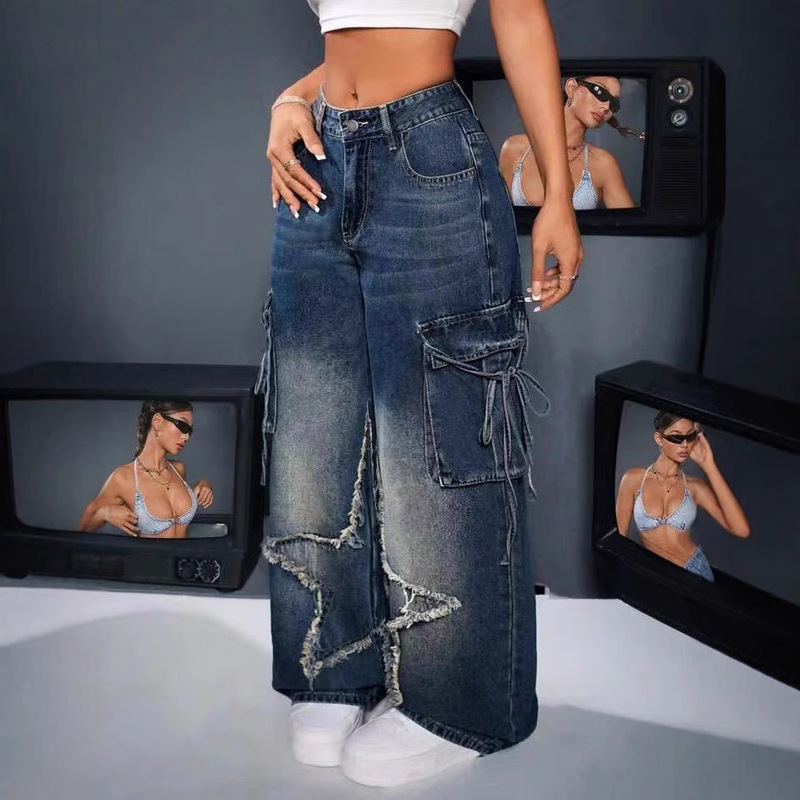 Cargo Jeans Available Women's Cargo Pants in Stock Women Jeans High Quality Jeans for Women Cargo Jeans Available Women's Cargo Pants in Stock Women Jeans High Quality Jeans for Women