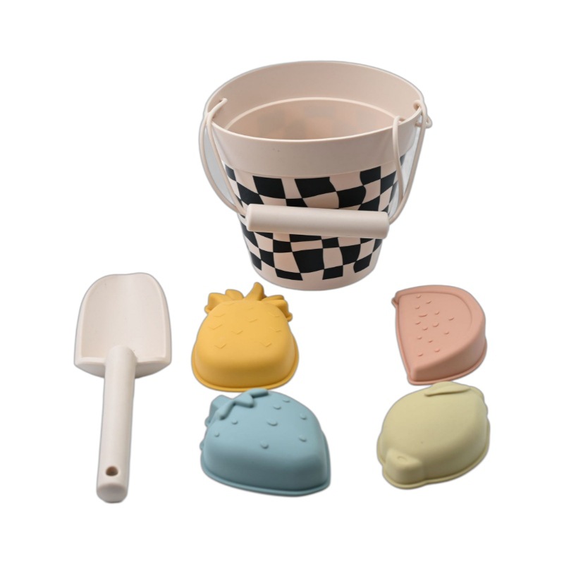 Juguetes de playa para niños playa cuadrícula set de barril de playa juegos de agua juegos de arena herramientas de excavación de arena en la playa