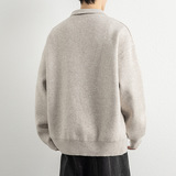 2026秋季新款加厚腈纶毛线宽松套头圆领运动韩系潮流青少年男生保，男装针织衫/毛衣，星座614