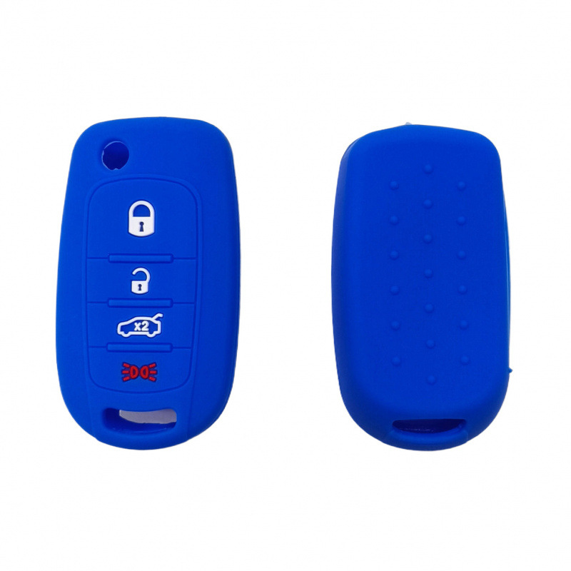 Aplicable a 4 teclas plegables FIAT 500 no estándar llave de silicona FIAT BoYue Lang Lingya estuche de control remoto