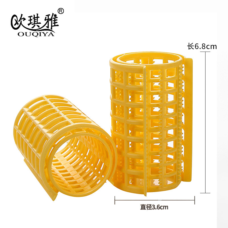 Rollo de pelo de nylon con dientes rollo de pelo esponja rollo de sueño