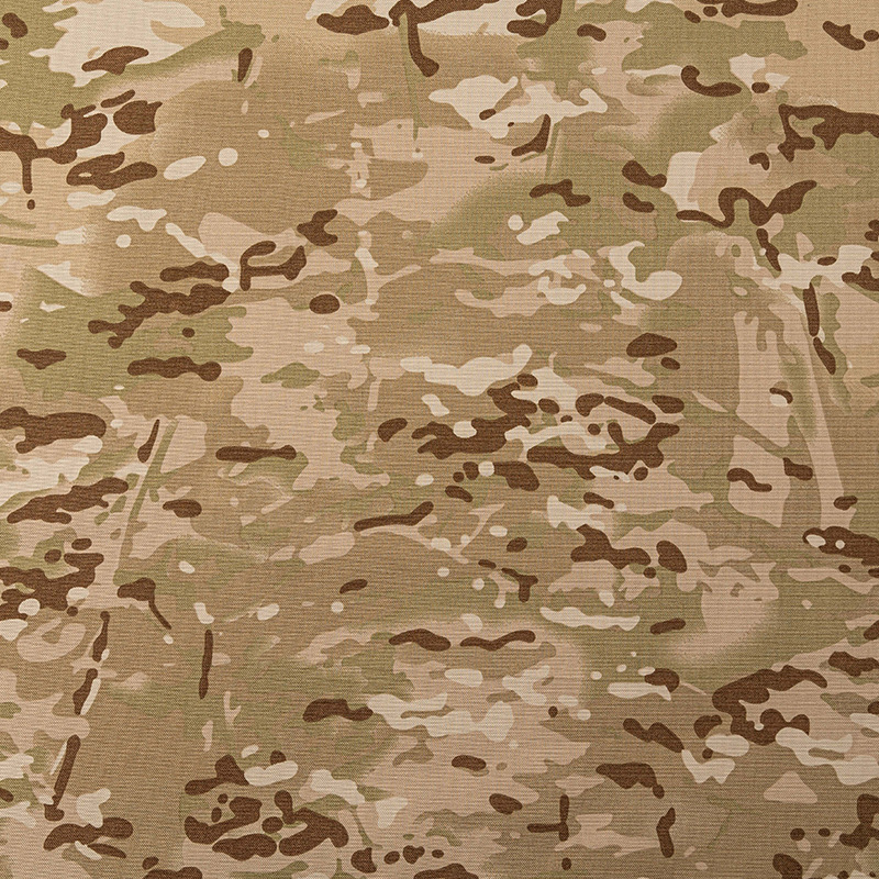 Imitation Kodura polyester wool 1000D desert CP camouflage PU Oxford cloth waterproof printing spot wholesale