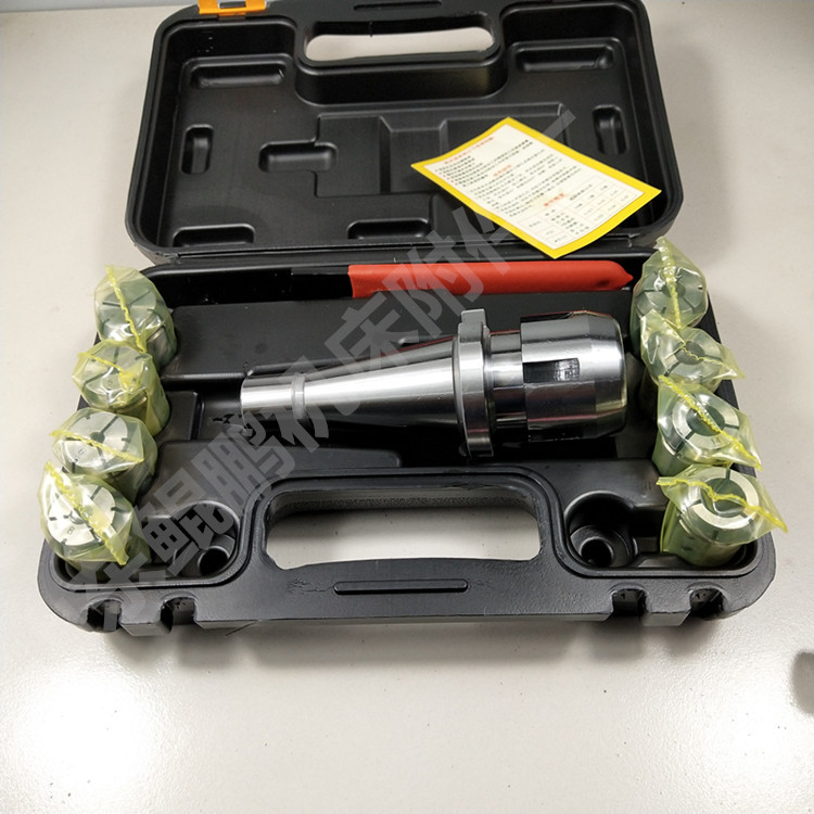 莫氏锥柄铣夹头套装R8铣刀夹头3/4号NT40/J7316B炮塔后拉式刀柄