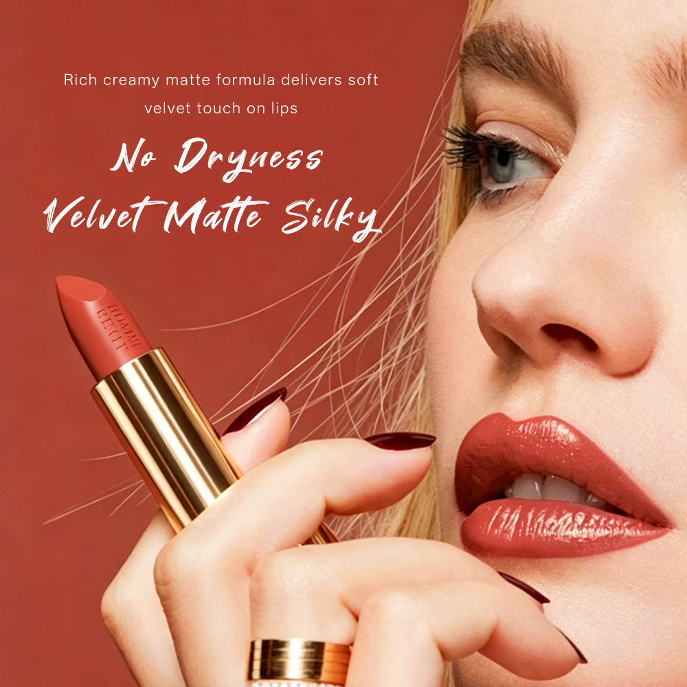 Fronteras de niebla lápiz labial fácil de colorear lápiz labial mate esmalte de terciopelo labial no es fácil de tachar lápiz labial mujer larga duración