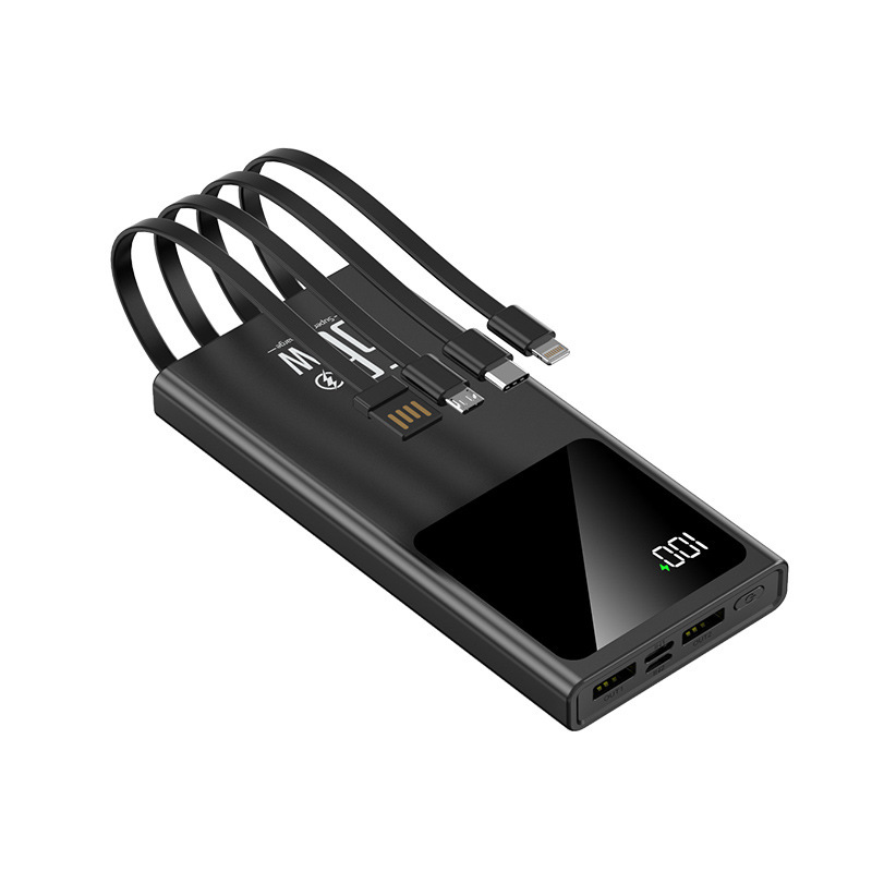 22.5 ワット超双方向急速充電 20000 mAh 大容量パワーバンクにはケーブルが付属していますポータブル電源ギフト|undefined