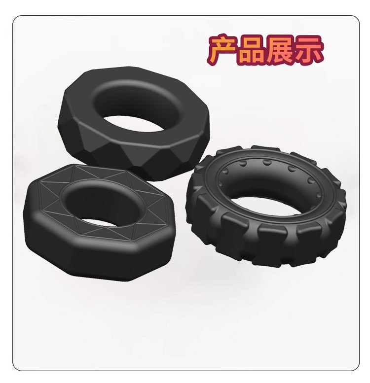 Liquid Silicone Locking Ring with Wheel-Type Precision Adjustment for Delay — detail image 12