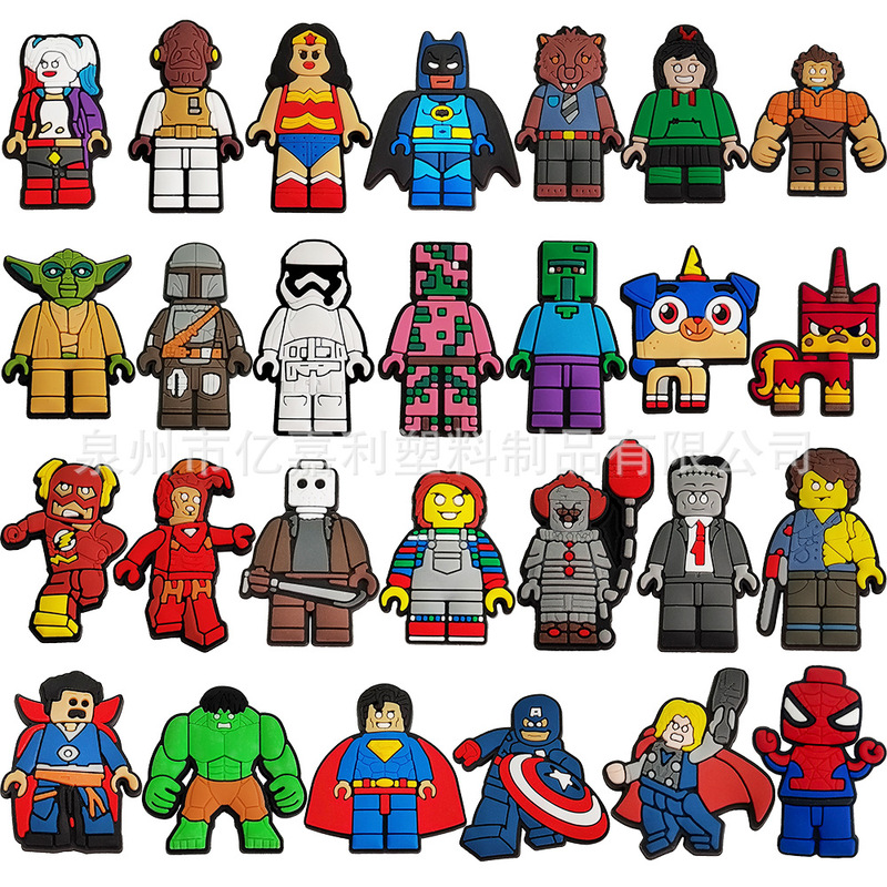 Cave Shoes Flower Cave Shoes Shoes Accessories Removable Shoes Flower Lego Series Cave Shoes Buckle Flower Wholesale