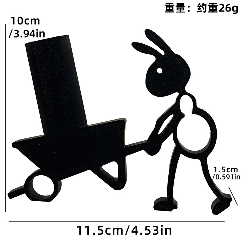 跨境爆品3d打印Ant paper roll holder蚂蚁卷纸架浴室卷纸摆件|undefined