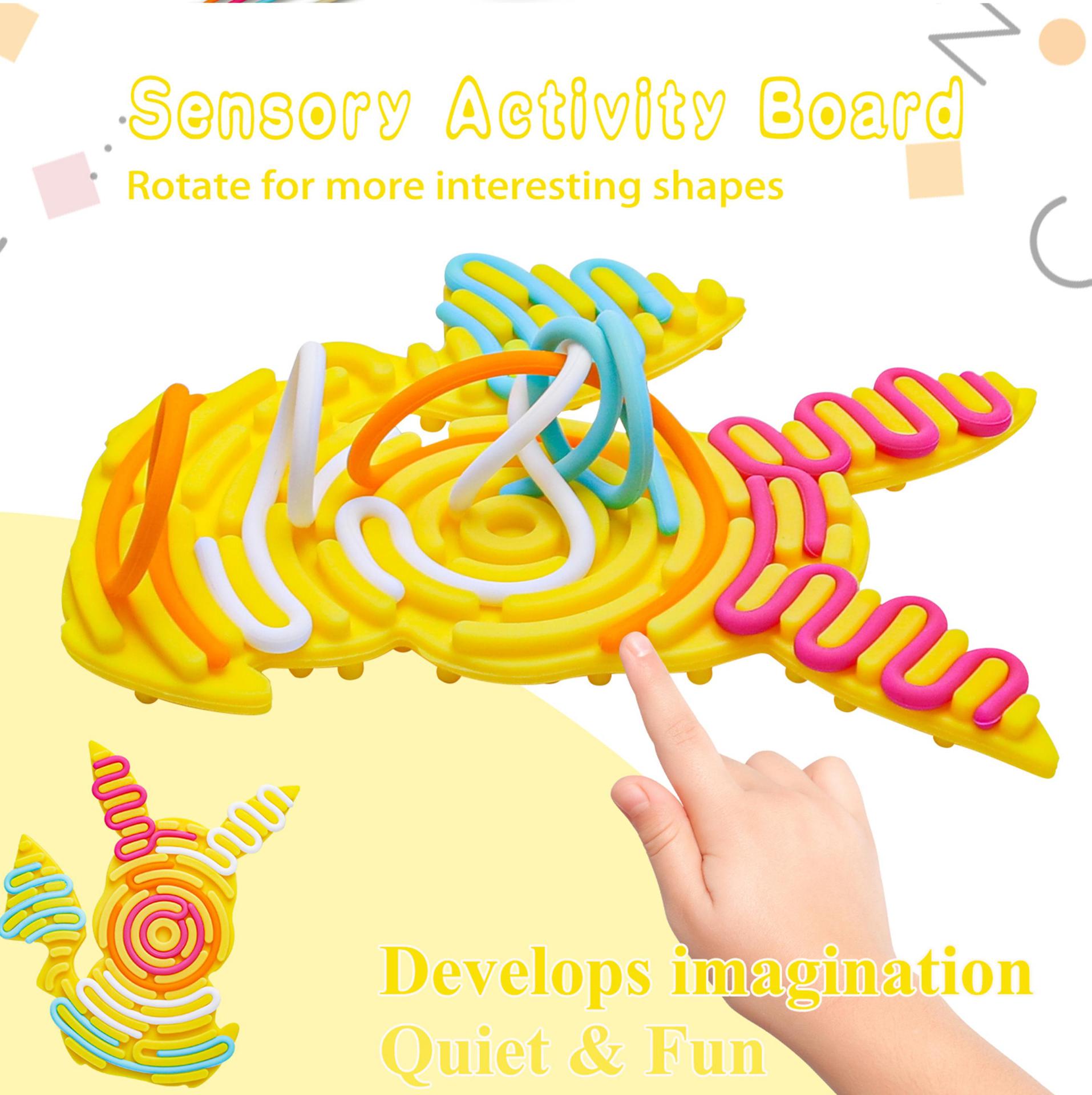 New product Sensory Activity Board silicone decompressing toy…