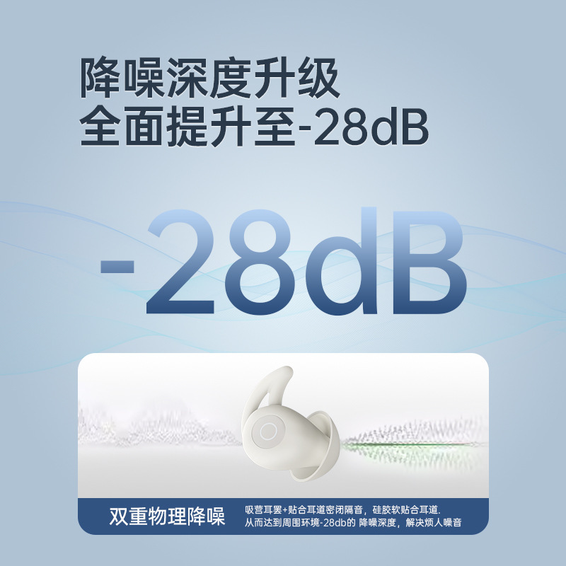スリープヘッドフォン インイヤー物理ノイズリダクション スリープ Bluetooth ヘッドフォン ミニ コンパクト トゥルーワイヤレス ヘッドフォン|undefined