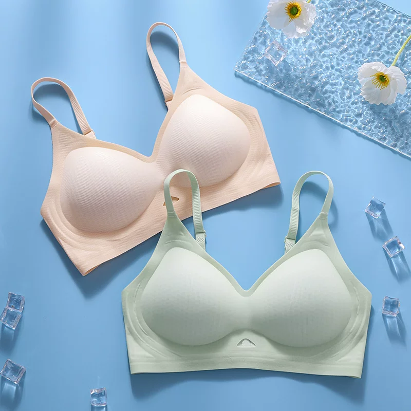 Underwear, push up bra, supporting wireless bra, sexy bra top