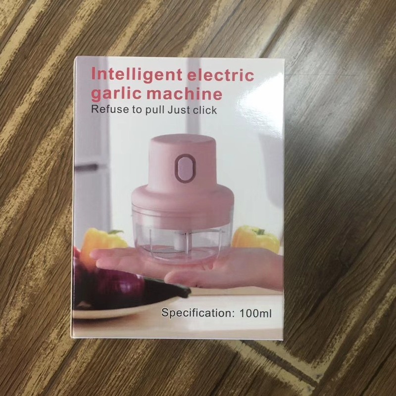メーカー現物電動にんにく泥機家庭用ミニにんにく器小型サプリメント多機能野菜切りにんにく器|undefined
