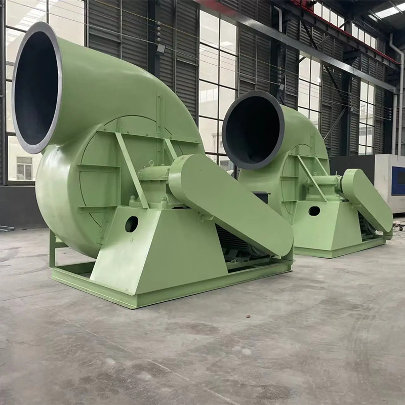 玻璃钢防腐风机18.5kw变频工业化工废气处理抽风耐酸碱风机现货供