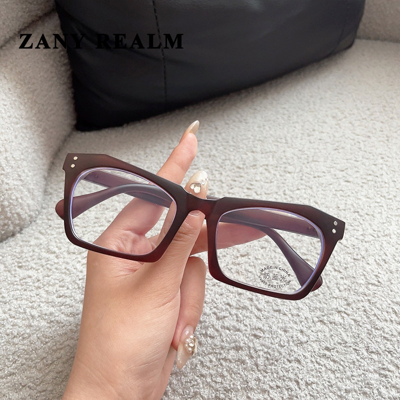 Nuevo ojo de gato retro cara llana Internet celebridad marco negro gafas de luz anti-azul personalidad Calle Cruz llano fabricante de Marco en stock