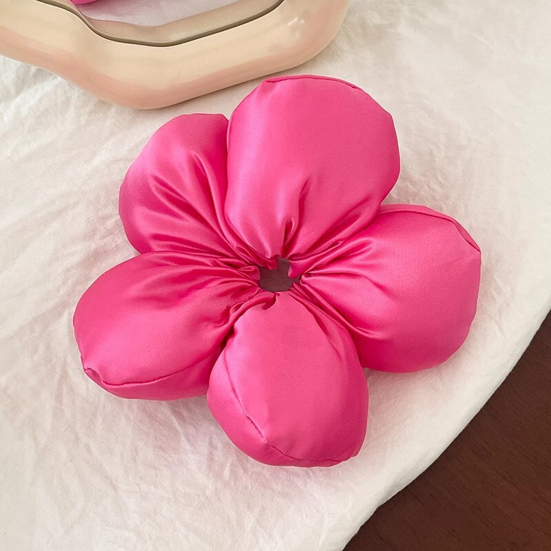 韩风高弹力蕾丝大肠发圈女耐用大方巾头饰皮筋发绳高级感头花发饰|undefined