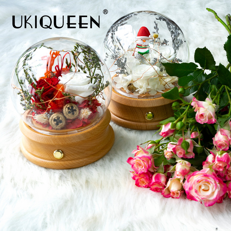 Naxi Reina eterna flor Bluetooth altavoz regalo al por mayor para novias decoración del hogar regalo creativo