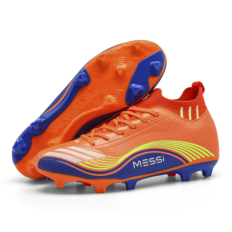 2025 nuevo clavos largos transfronterizos bajos zapatos de entrenamiento juvenil para hombres y mujeres zapatos de fútbol fábrica de comercio exterior
