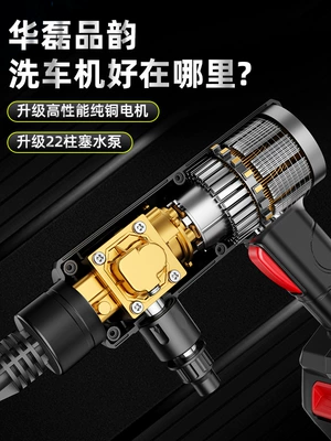 Car Charging, High-Power Lithium Battery, Portable car washer