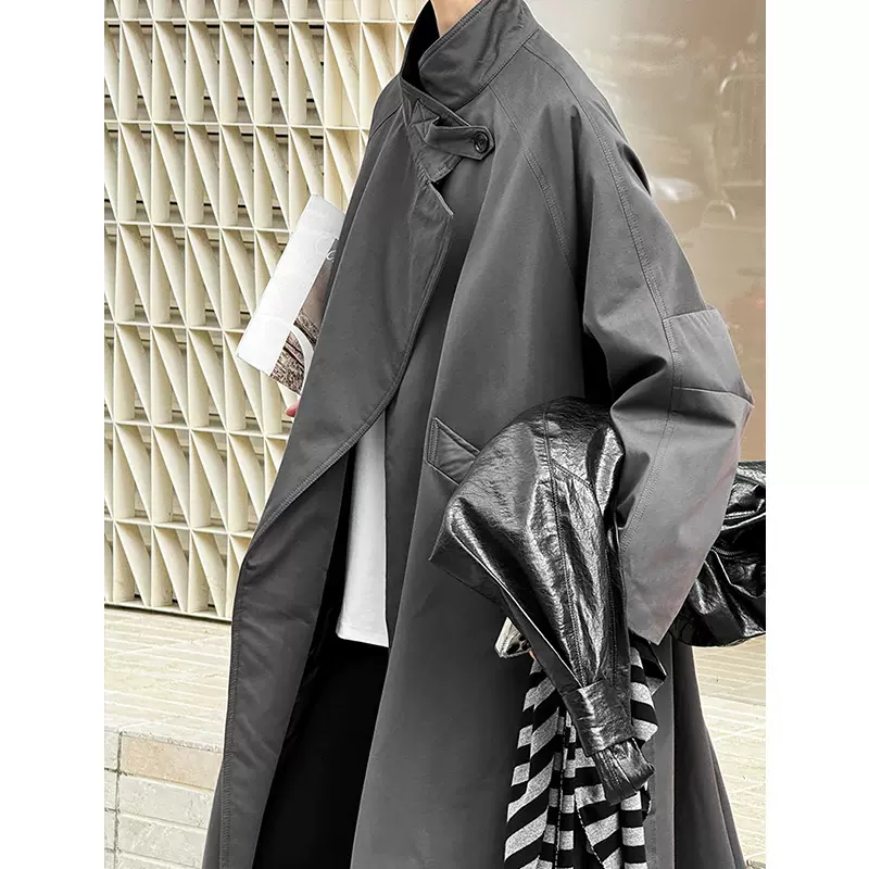 橘芷冬季新款90白鸭绒风衣外套女韩系气质高级感超好看大衣A03-1