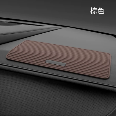 Toyota Crown Land Placement Car Anti-slip mat - striped-anti-slip-mat-unlabeled-brown