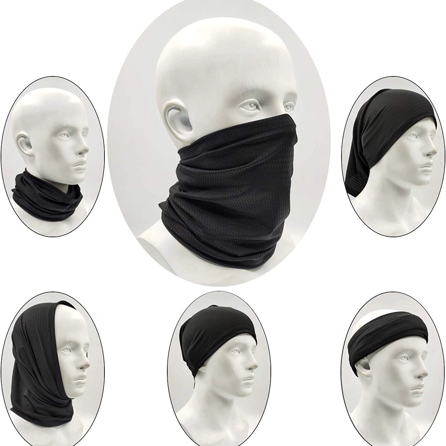 Summer breathable scarf, mask, UF-protection