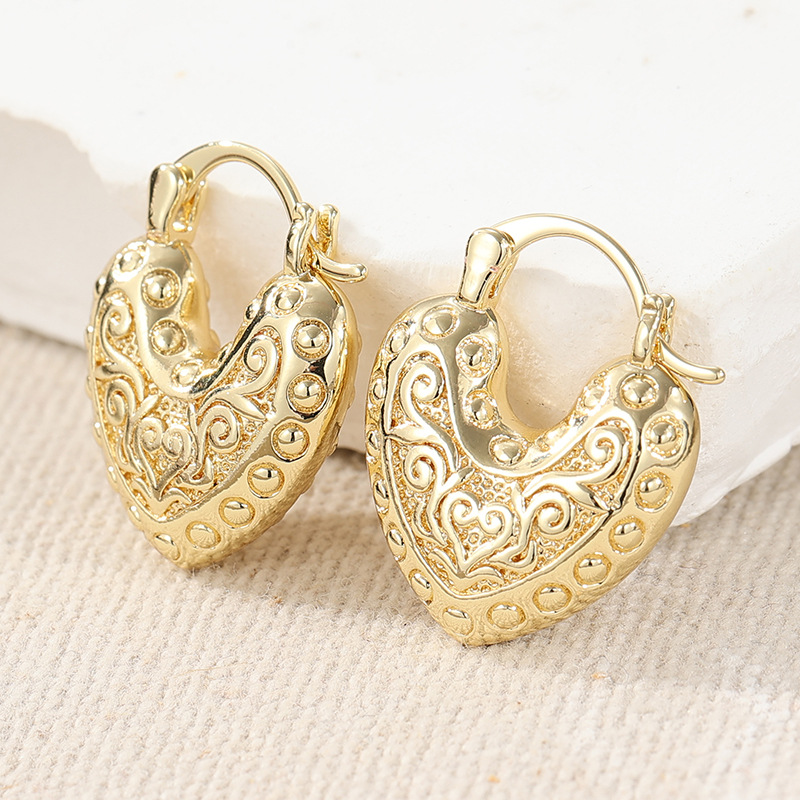 Morning Moon Cross-Border Earrings Student Party Minimalist Style Hoop Earrings Cross-Border