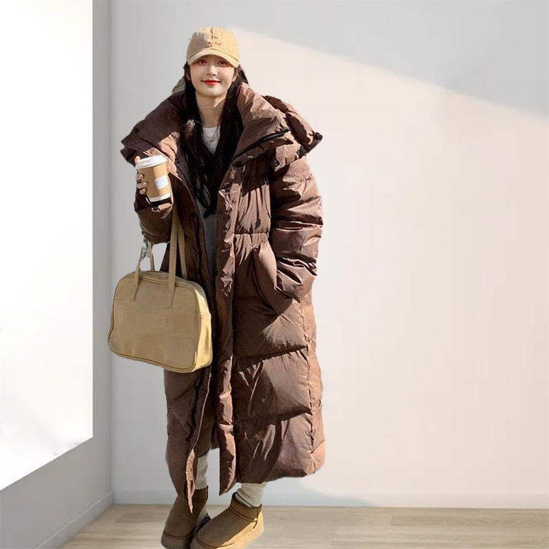Women's New down Jacket, White Duck Down, Long Style, Suitable for Extreme Cold, Mid-Length, Thick and Extra Thick, Winter Wholesale Women's New down Jacket, White Duck Down, Long Style, Suitable for Extreme Cold, Mid-Length, Thick and Extra Thick, Winter Wholesale