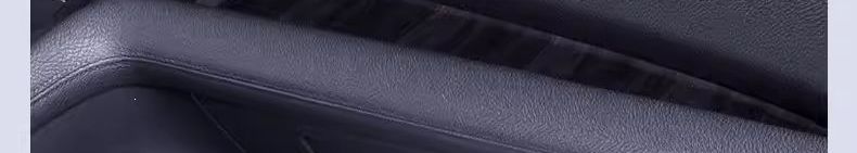Toyota Sienna interior SI floor mats with fiber texture, 21-piece set, NATPE Via floor mats, EN carbon fiber, all-black model