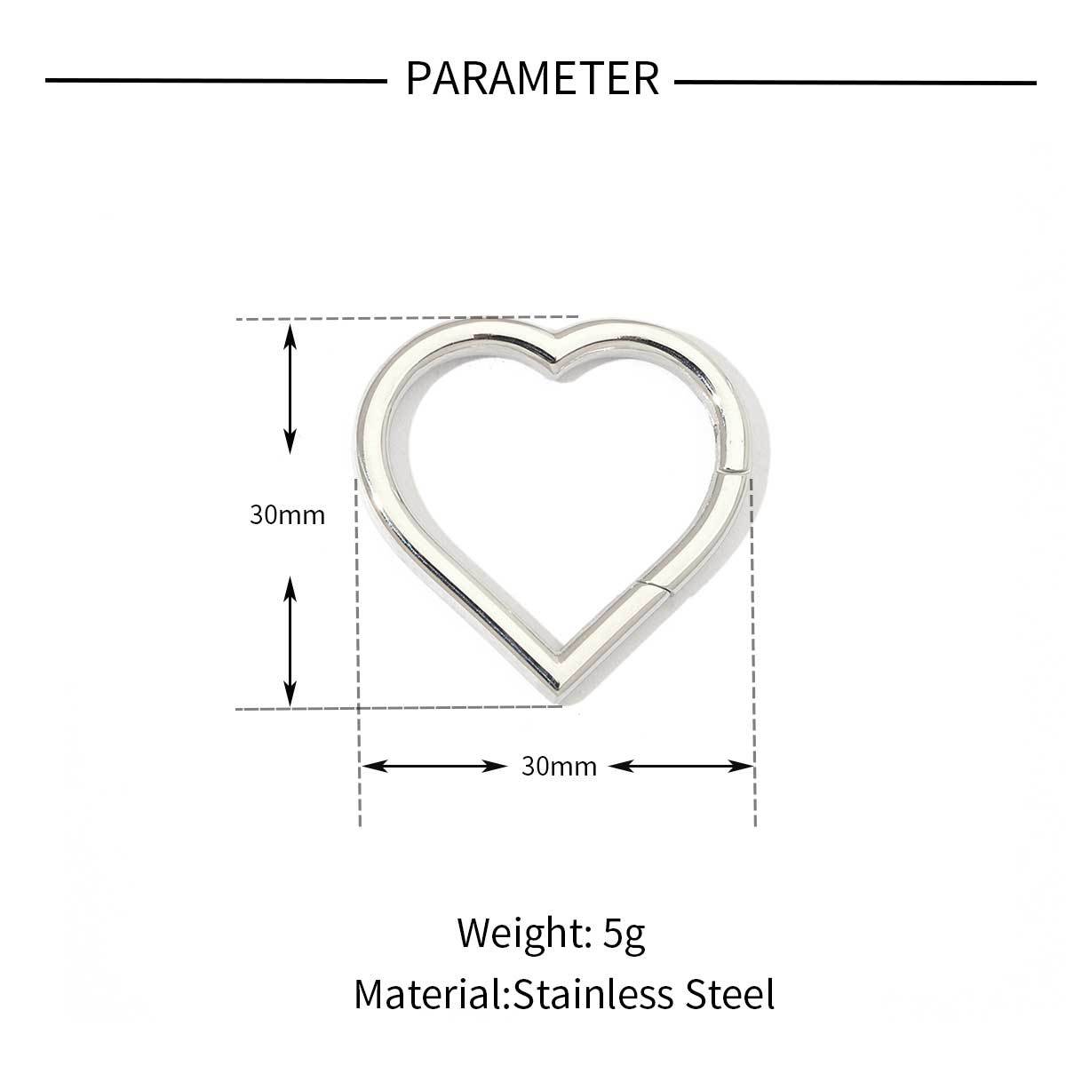 3g Weight Jewelry Buckle Jewelry Making Type 13*22mm, 18*13mm, 30*30MM Jewelry Making Size DIY Jewelry Accessories Classification 3 PCS/Package Quantity Titanium Steel Material Geometric Pattern All Seasons Season Polished Finish Plating Design Casual, Simple Style, Streetwear Style 3 PCS/Package 13*22mm 18*13mm 30*30MM Titanium Steel Geometric Jewelry Buckle 6