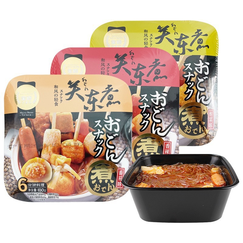 Kinyu Menchi Dipping Noodles 180g Boxed Convenient Quick Hot Pot Tomato Flavor Pickled and Spicy Slow Cooker Sweet Potato Noodles