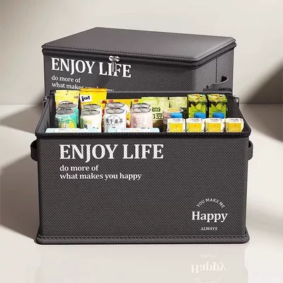 Capacity Waterproof and Wear-Resistant Household — Car storage bag/box
