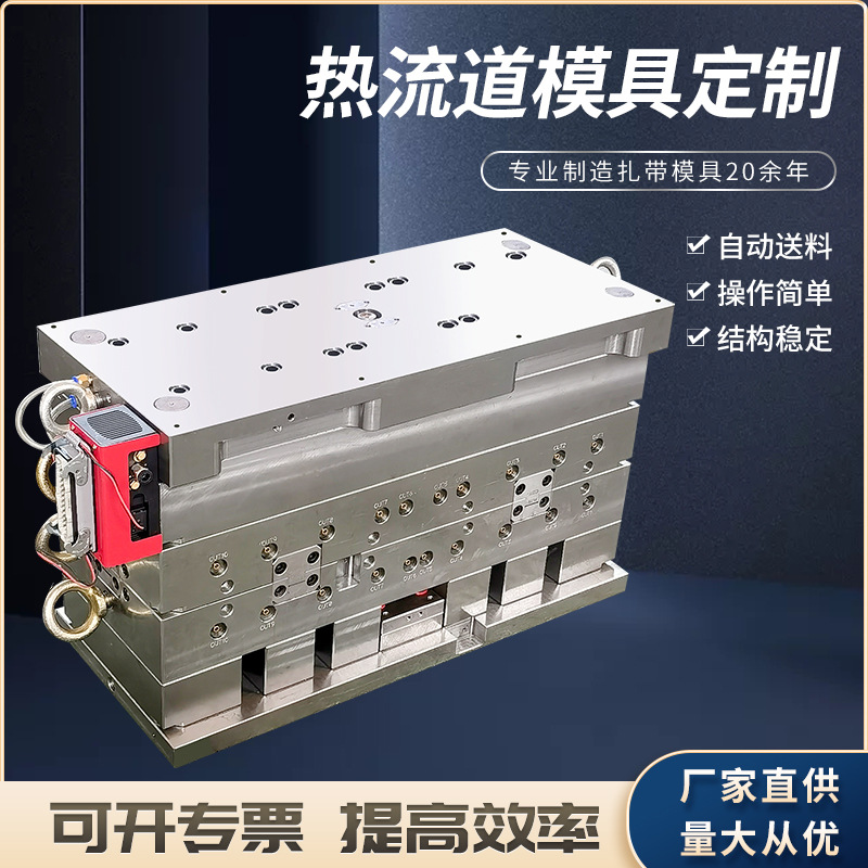 厂家直销扎带模具专业生产制造热流道模具4个进胶点 尼龙扎带模具