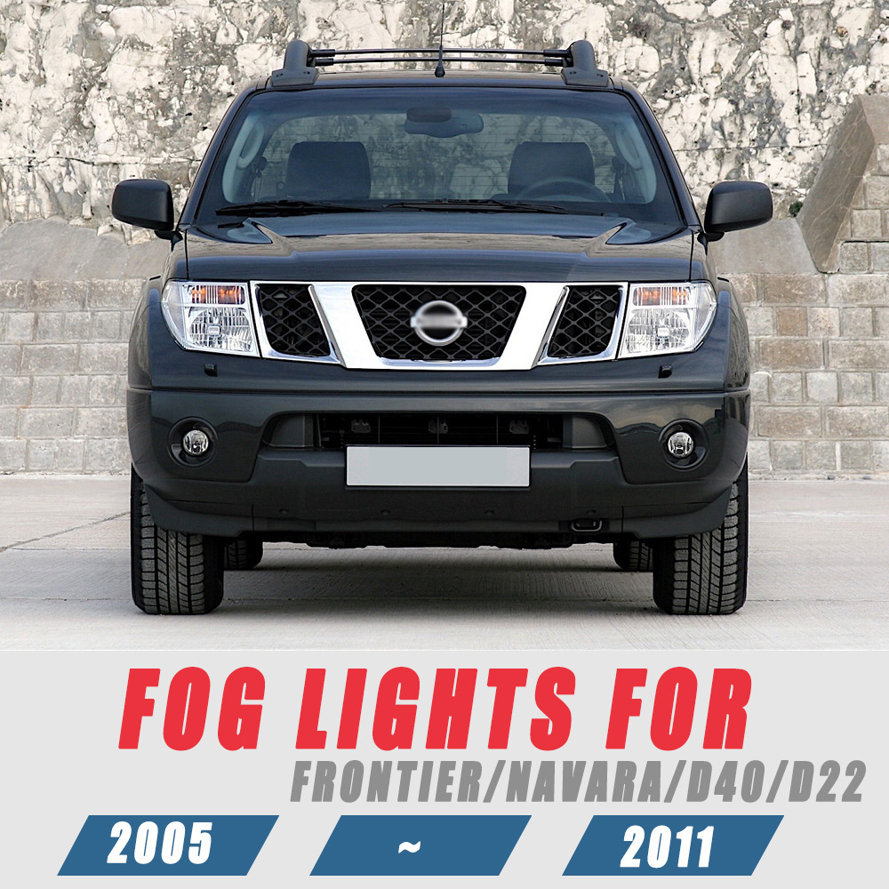 Se aplica la luz antiniebla delantera del explorador de carreteras modelo Nissan 05 - 11, la luz de conducción diurna halógeno y la luz de parachoques delantero. image 3