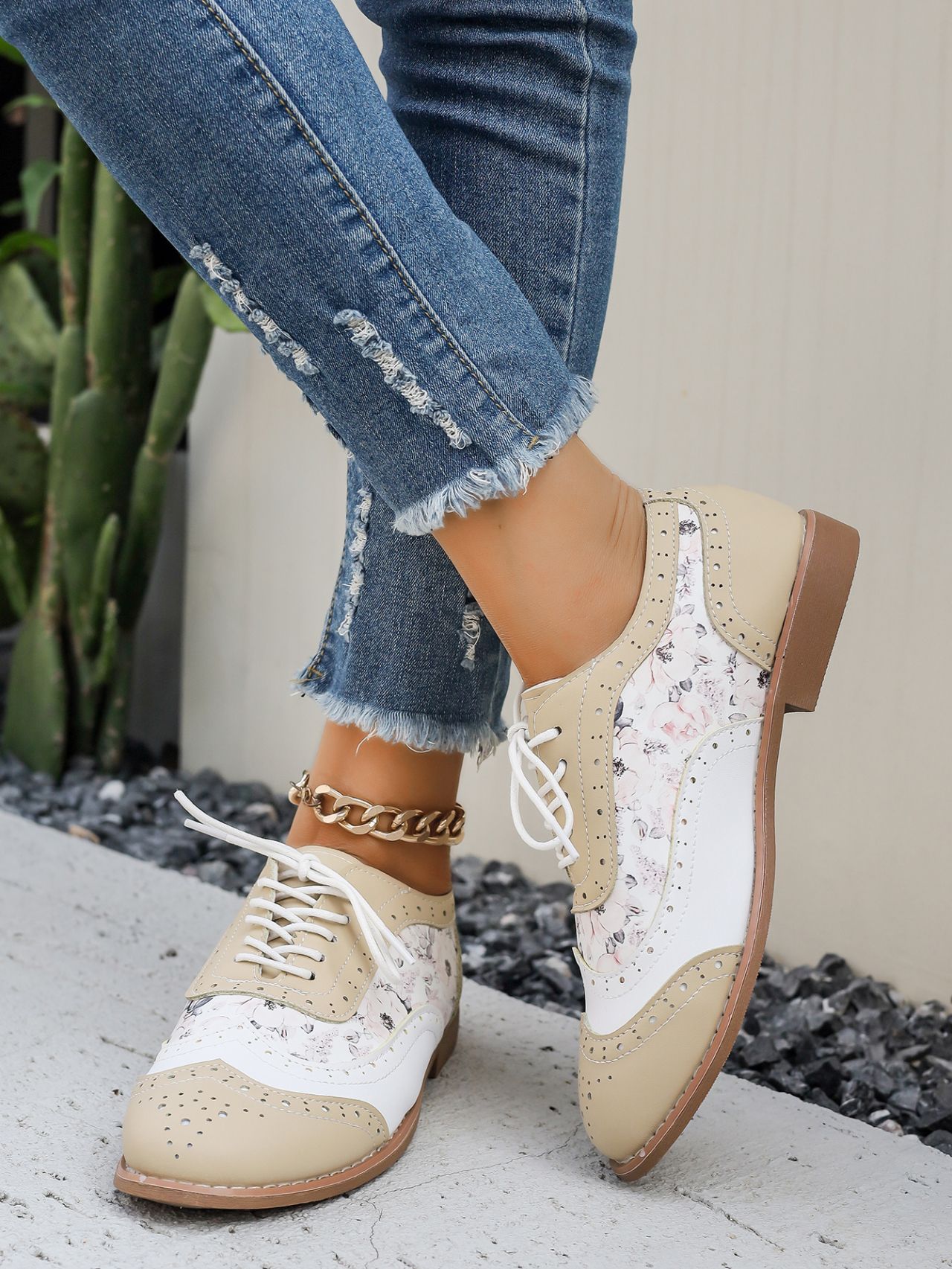 Dámské boty ve stylu brogue, velké velikosti_voghion.com