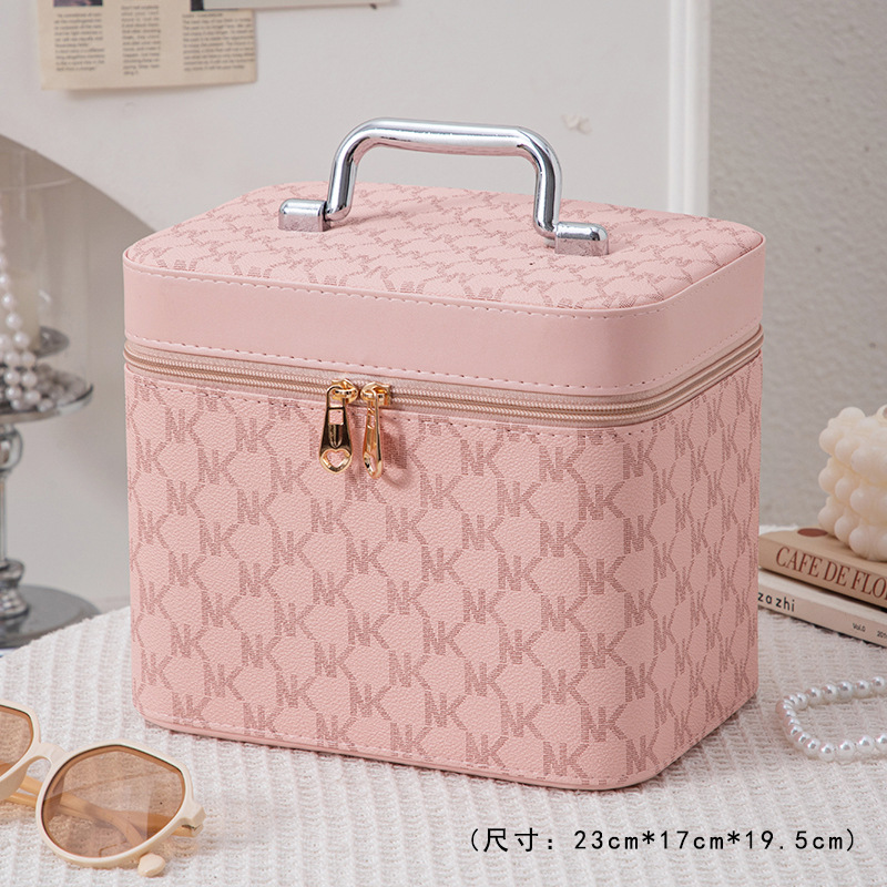 Caja de maquillaje de recuerdos de boda Caja de regalo Productos para el cuidado de la piel del hogar de gran capacidad para organizar maletas Almacenamiento de belleza