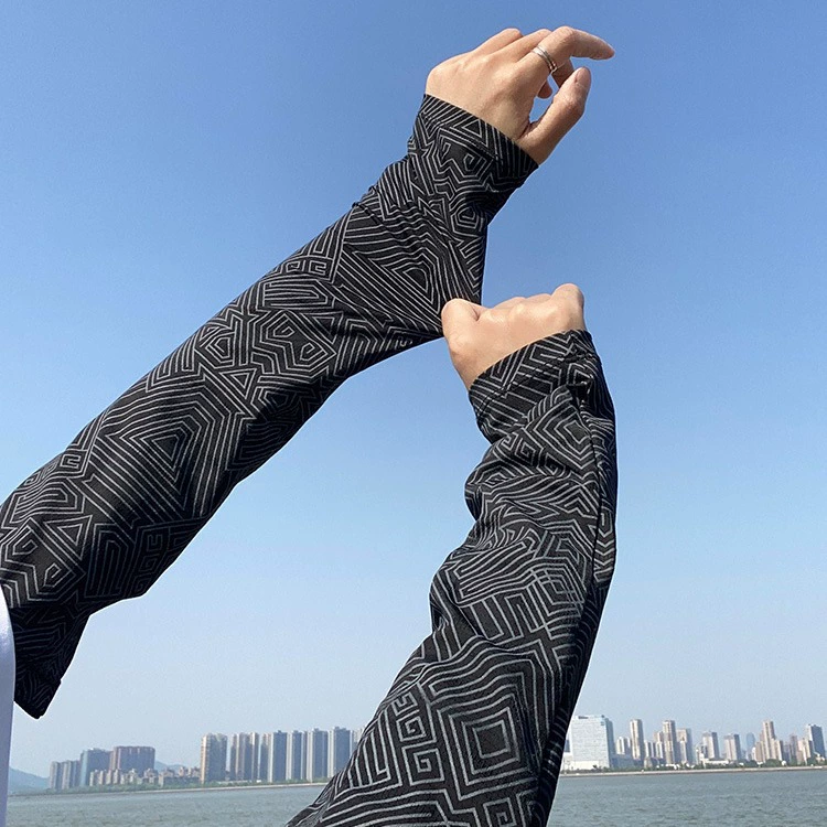 Ice рукав мужские солнцезащитные нарукавники Ice Silk езда на электромобиле солнцезащитные перчатки женские вождения УФ-защита рыболовные руки